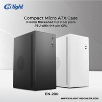 Gambar CASING ENLIGHT EN-200 - Mid Tower mATX Case (Free 1x Fan + PSU 300w) dari Techno Computer Bali Kota Denpasar 2 Tokopedia