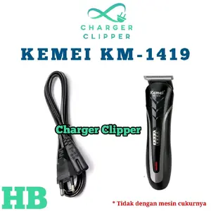 Kabel Charger Kemei 1419 Pengisi Daya Mesin Cukur Kemei Charger Clipper #CP