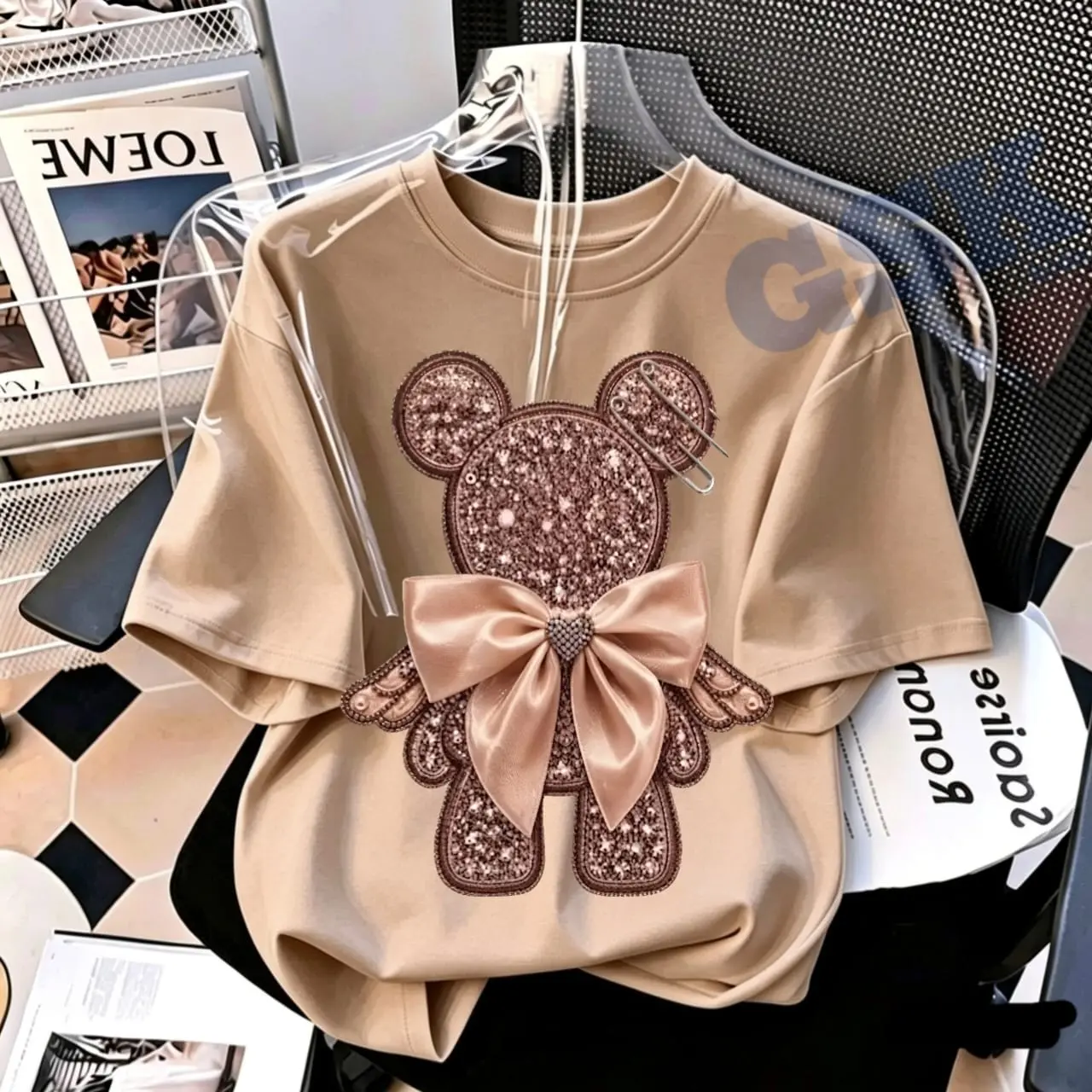 Atasan Kaos OVERSIZE Anak Perempuan Usia 3-14 Tahun/Fashion Anak Perempuan/Atasan Viral Anak Cewek/Pakaian Anak Perempuan/Baju Oversize Anak Perempuan/Kaos Terbaru Anak Perempuan/Kaos Anak Distro