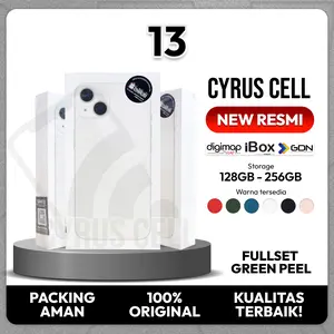 Apple - iPhone 13 128/256GB NEW Garansi Resmi Baru BNIB Cyrus Cell Bec cyruscellbec