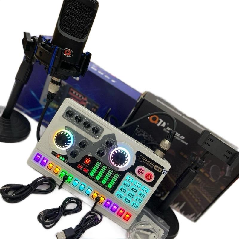  Siêu phẩm 2025 sự kết hợp hoàn hảo bộ mic thu âm Live stream Soundcad X5 và mic AQTP1 âm thanh ấm áp và trong trẻo 