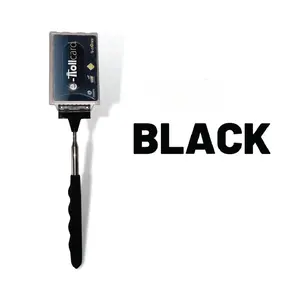 【Sam's market】Tongkat Kartu E-Tol Fleksibel Bahan Besi Bisa Panjang Pendek Warna Hitam untuk Penggunaan Praktis