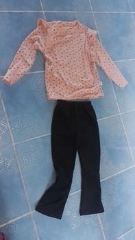 Product Review of Girls' Leggings, Autumn Winter Korean Version Children's Flared Pants Small and Medium Girls' Flared Pants Wide-Leg Pant from a**a 1