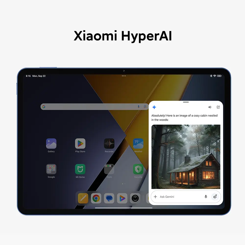 POCO Pad X1 (8GB/512GB) | Layar jernih 3.2K 144Hz | Snapdragon 7+ Gen 3 | Baterai besar 8850mAh (typ) | Xiaomi HyperAI | Quad speaker dengan Dolby Atmos [Official Store]