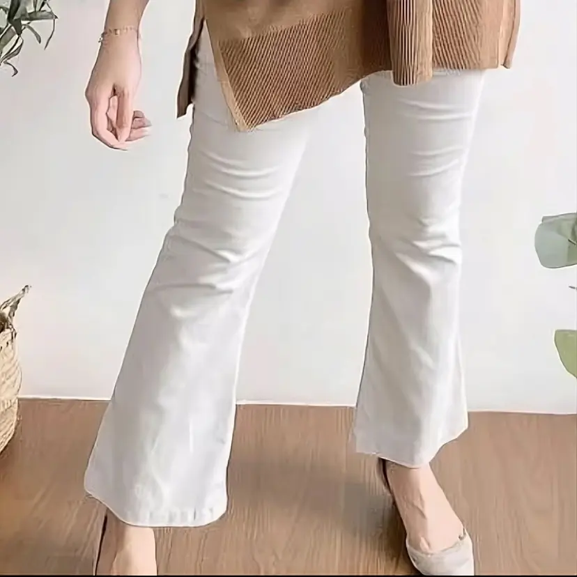 CUTBRAY Basic Pants Celana Cutbray Wanita Stretch Celana Katun Wanita Kulot