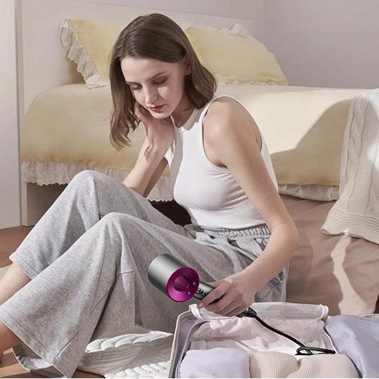LANSAM Hair Dryer Anion Quick Dry Silent Motor Pengering Rambut 1450W - L1526