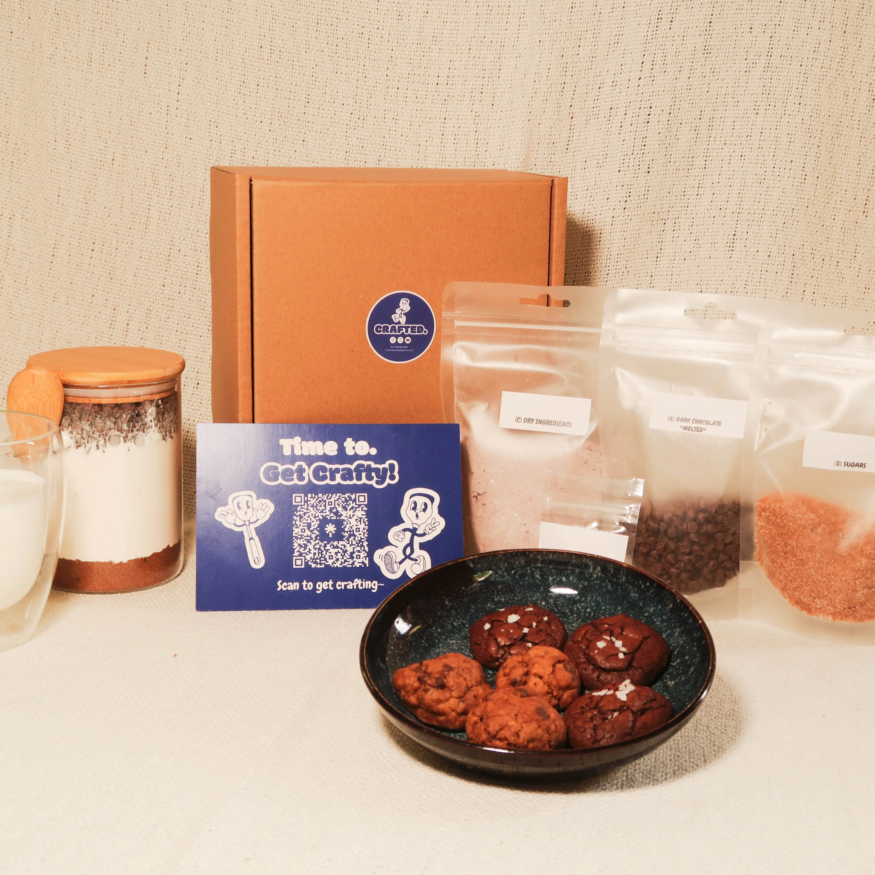 Bundle of 2 CRAFTED Baking Kits (Makes 30 cookies each)