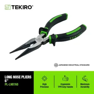 TEKIRO tang LANCIP 6inch long nose pliers 6inch tang cucut 6" ORIGINAL