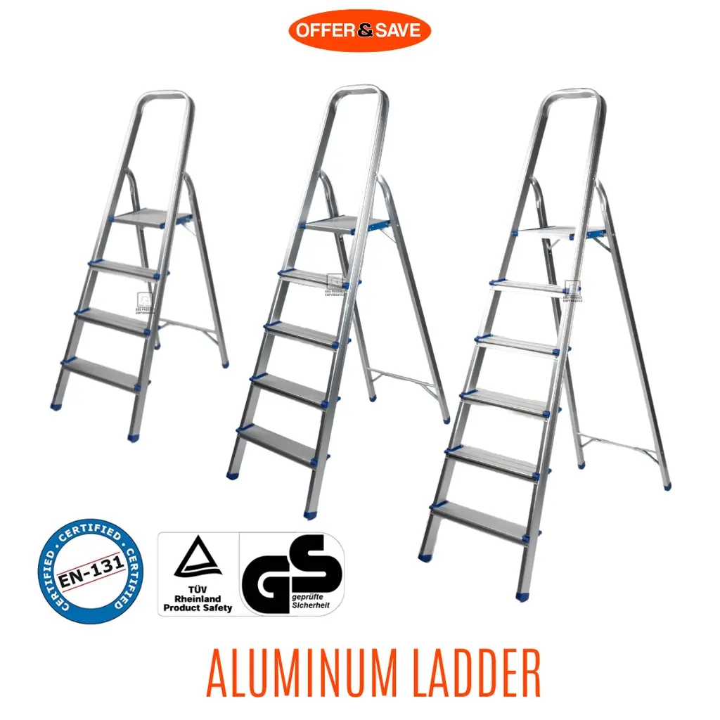 ONS High Quality Safety Aluminum Steps Ladder Household Ladder
