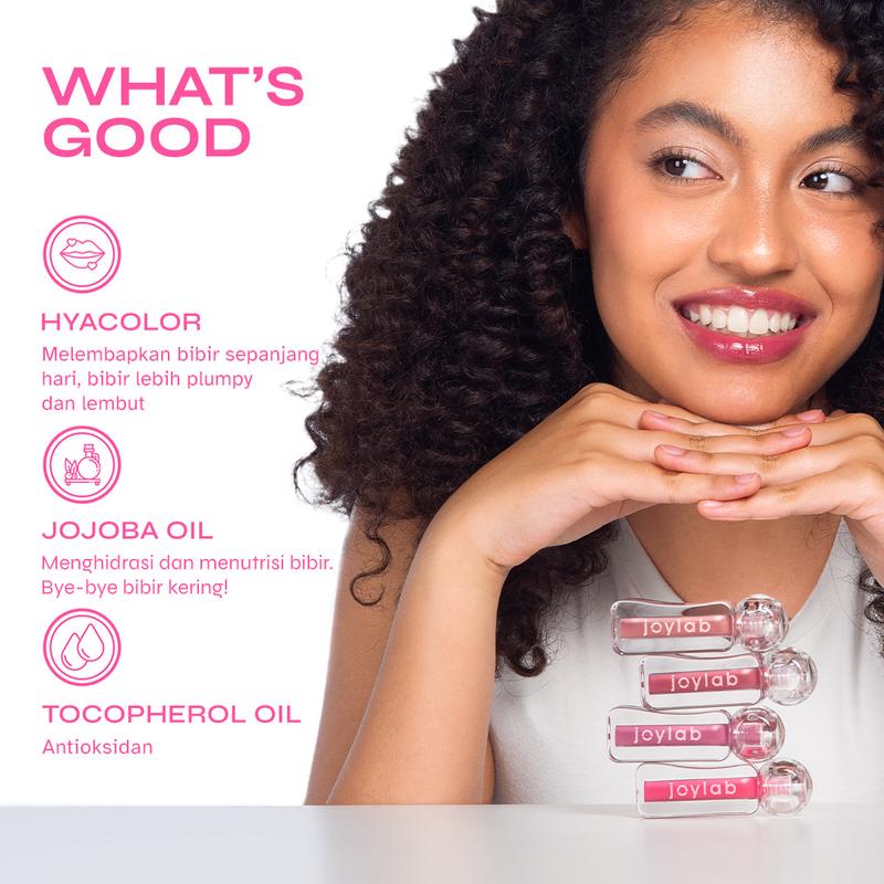 JOYLAB - Get Gloss 3ml | Lip Tint Super Glazed Lightweight for Shiny Moisturizing Glossy Lips 5