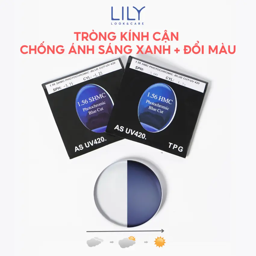 Mắt AS Xanh Đổi Màu