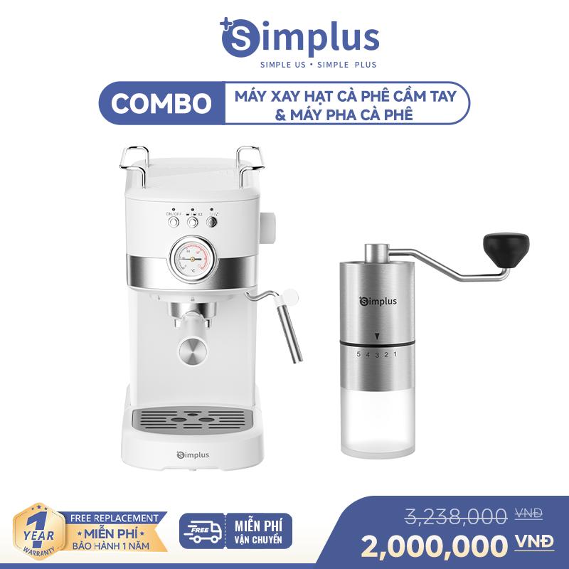 livestream Combo 01 Máy xay hạt cà phê cầm tay MDJH002 & 01 Máy pha cà phê KFJH014 Bảo hành 1 năm chỉ đổi không sửa