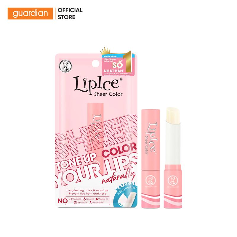  Son Dưỡng Môi Giúp Nuôi Dưỡng Làn Môi Lipice Sheer Color 2.4Gr 