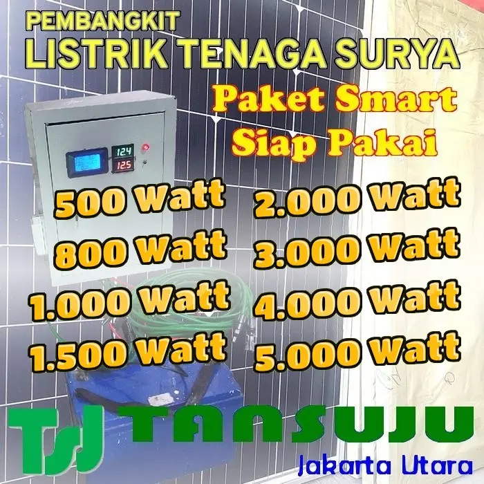 Paket Kontrol PLTS Siap Pakai Controller Inverter 1000W 1600W 2000W