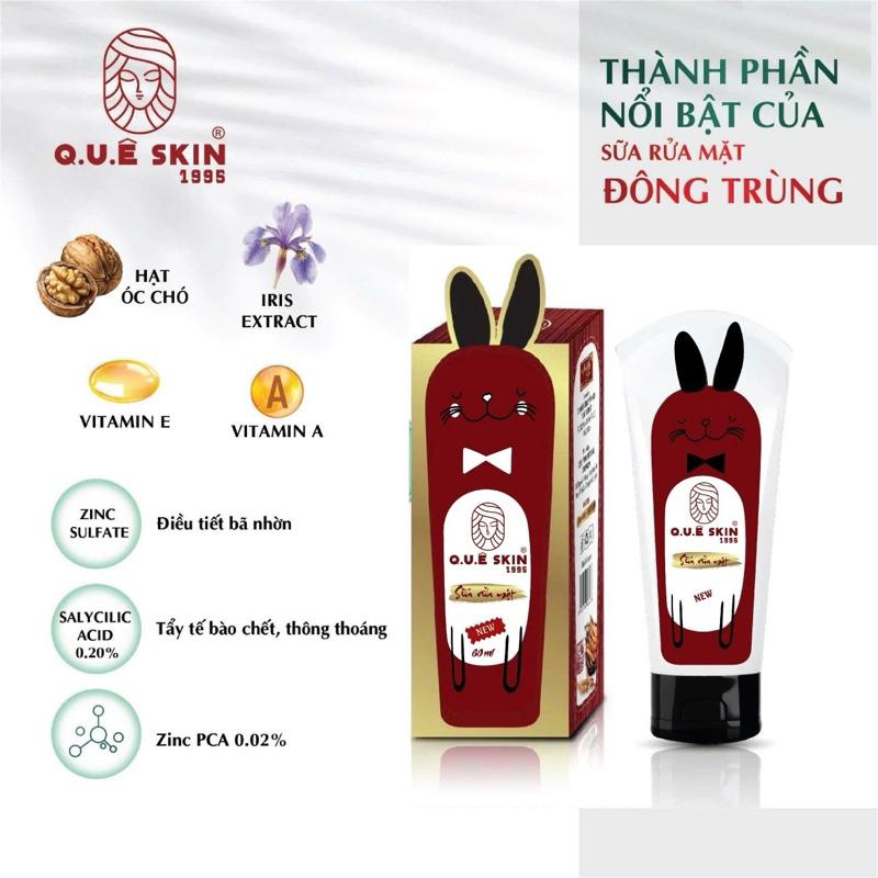 Sữa Rửa Mặt Da dầu nhờn - Hỗ trợ Làm sạch bụi bẩn, dày sừng nang lông hỗ trợ Dầu Mụn (60ml) chất đặc mềm mịn Dành cho cả Nam và Nữ  Skincare