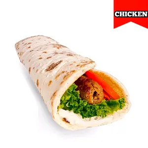 Kebab Algerian Noble Junior Chicken (Asli Dari Algeria) Food Makanan Saus Ayam Daging Pedas Roti Tortilla