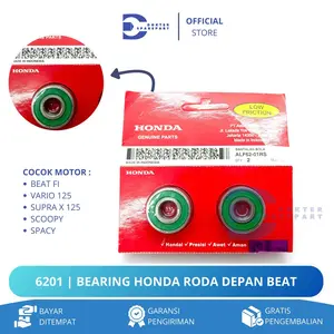 6201 2PCS BEARING RODA DEPAN HONDA BEAT FI / VARIO 125 / SCOOPY / SPACY / LAHAR / LAHER / BEARING