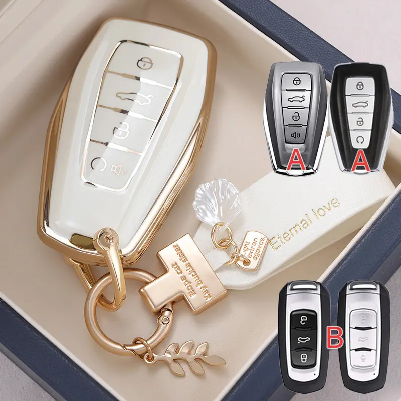Sarung Kunci Proton X50 S70, Sarung TPU Refleksi Chrome, Sarung Sarung Kunci Proton X70 X70, Sarung Kunci Geely X90, Sarung Penutup Kunci x70