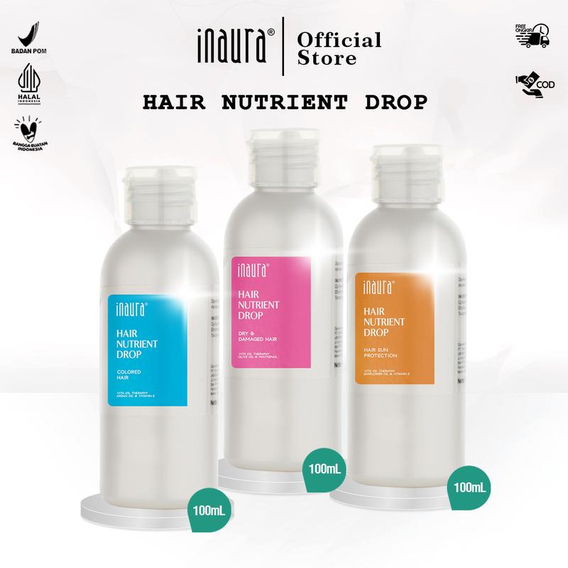 Inaura Inaura Hair Nutrient Drop Series 100 ml Vitamin rambut Haircare ...