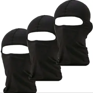 Masker Hitam Polos Multifungsi, Masker Buff Dan Ninja Hitam, Masker Penutup Mulut
