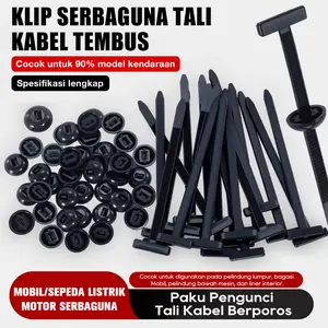 20/50/100 Pcs Tali Pengikat Mobil Motor/Kabel Tie Self-Locking/Car motorcycle tie buckle Selflocking nylon buckle/Nylon selflocking tie buckle Tali Pengikat Serbaguna/Untuk Mobil Motor