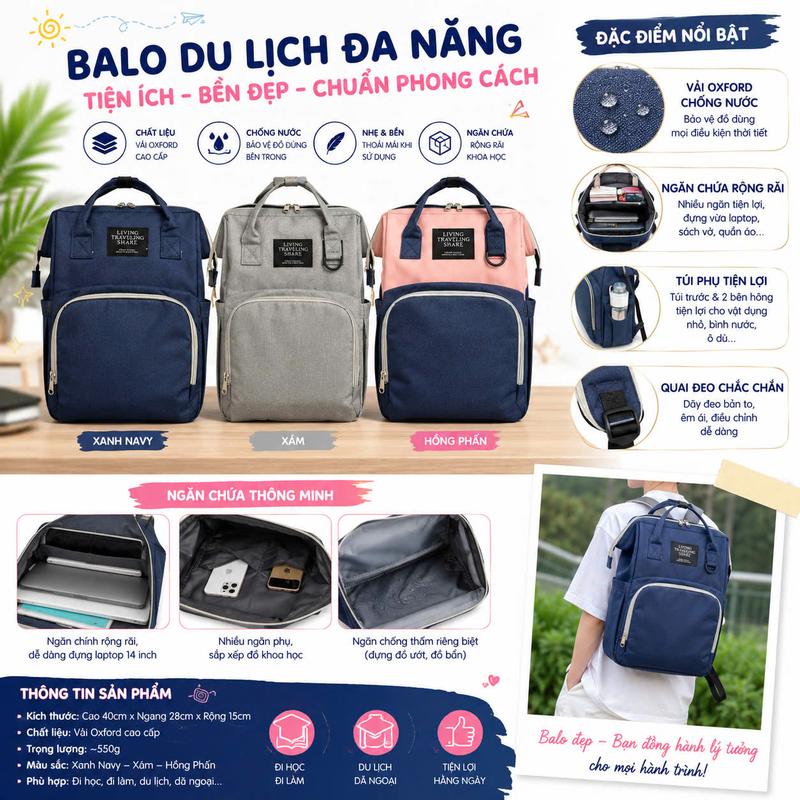 Balo Da Nam Nữ Hàn Quốc Cao Cấp Đựng Laptop 15.6 Inch Chống Thấm Size Lớn Đi Học Đi Làm