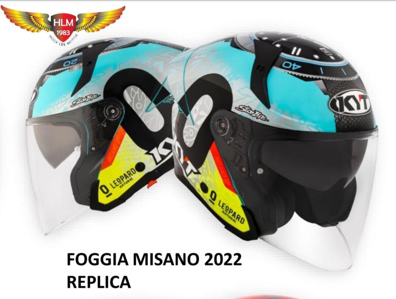 KYT TTR JET FOGGIA MISANO 2022 REP OPEN FACE HELMET TikTok Shop