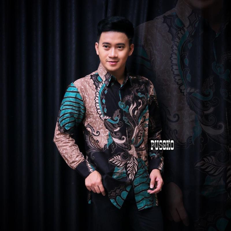 Product Introduction of KEMEJA BATIK PRIA LENGAN PANJANG MOTIF RAHWANA RAJA KEMEJA TERBARU Katun Seragam Pekalongan Baju 9