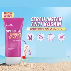 OMG oh my glow bright booster UV barrier suncreen SPF 50 PA++++