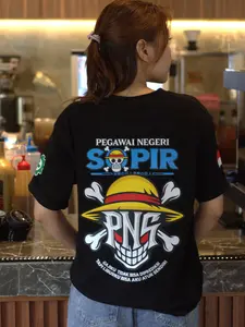 Kaos PNS- Pegawai Negeri Sopir x one piece (combed 24s)