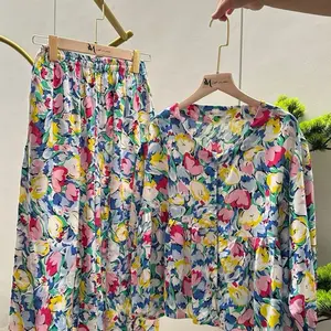 One Set Sleep Wear Tangan Panjang celana panjang