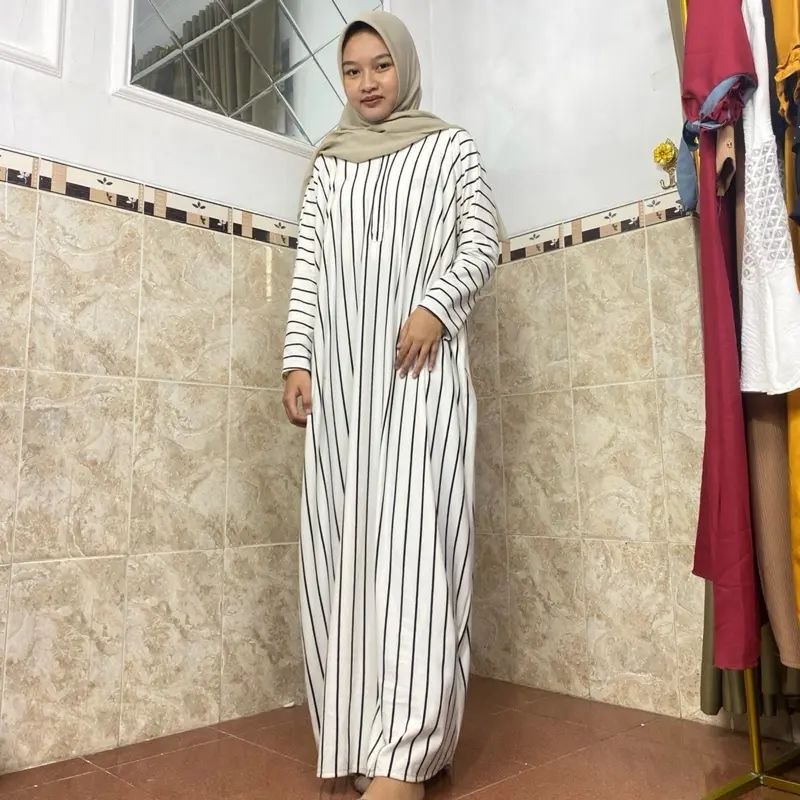 Gamis Wanita Random Live Bahan Adem Nyaman 4