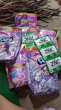 Product Review of Paket Sabun Cuci Murah 10RIBUAN Detergen Sayang 5000an Rapika Pewangi Pakaian Shampoo Zinc 6 Sachet Softener 4 Sachet from t**h 0