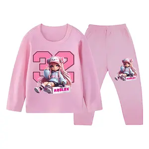 Baju Tidur Anak Perempuan Roblox Piyama Setelan Panjang Ukuran 1 Sampai 10 Tahun Katun Lengan Panjang 2276