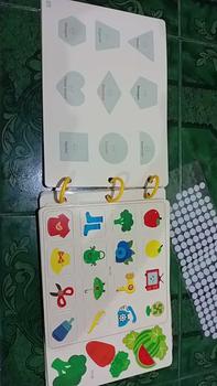 Product Review of （COD) Baby  Toddler Montessori Book Toy For Preschool Kids With Velcro Sticker Cartoon Character Buku Aktivitas Bayi  Dan Velcro TK Quiet Book Lucu Reused Baby Soft Book buku  pertamaku buku  motorik anak 2 tahun Buku Aktivitas from l**r 1