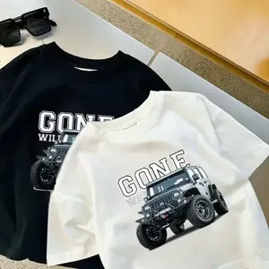 Kaos Anak GONE Ideal Usia 2-16th Unisex Cowok/Cewek Kaos Oblong Anak Pakaian Anak