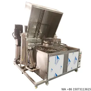 Top Load Industrial Parts Washers with Rotary Basket Automatic Auto Engine Parts Components High Pressure Rotary Spray Cleaner