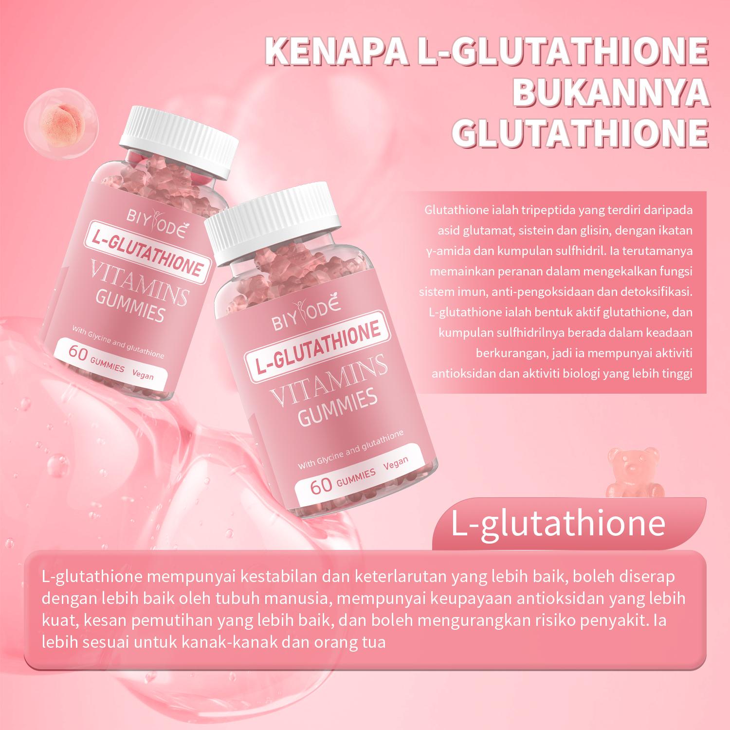 Limited Time Promotion] Special Offer Two Bottles of BIYODE L-Glutathione -  Bright & Moist Skin |