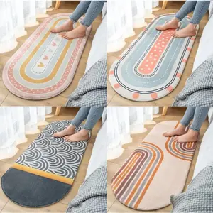 COD Carpet Karpet Ruang Tamu Kamar / Karpet Modern Minimalis Anti Slip 120X50cm Carpet Bulu Kamar Ruang Tamu keset