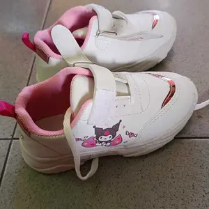 Xiaobaby Sepatu Anak Perempuan Karakter Kuromi Sneakers Casual Sekolah TK SD Sintetis PVC Nyaman Size 26-35