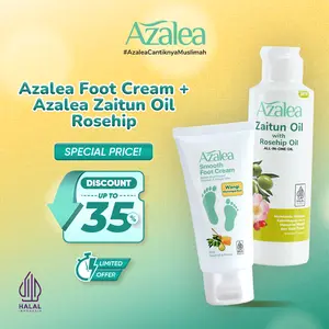 [SPECIAL LIVE] Paket Azalea Foot Cream dan Azalea Zaitun Oil - Mencerahkan, Melembutkan, Melembabkan