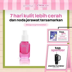 NEW! Emina Advanced Bright Serum 17 ml - Serum Brightening, Mencerahkan, Glowing, Whitening, Serum Dark Spot, Serum Bekas Jerawat, Serum Pemutih Wajah | Mengandung Niacinamide, TXA, Vitamin C, Cocok untuk Semua Jenis Kulit, Cepat Menyerap