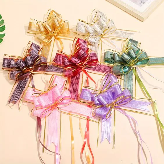 Pita Tarik 32 mm Kombinasi Serat RMB Pita serut Hiasan Ribbon Parcel Souvenir 0