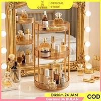 Gambar Rak Makeup Segitiga Multifungsi Triangle Storage Rack Cosmetics Multi - Fungtional Rak Sudut Gold Segitiga serbaguna - Segitiga coklat-1 lapisan dari Cubbie official shop Kab. Tangerang 1 Tokopedia