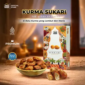 Timur Tengah Kurma Sukari 500 gr Kurma Raja Lembut Manis Legit Premium Sukkari Dates Original High Quality