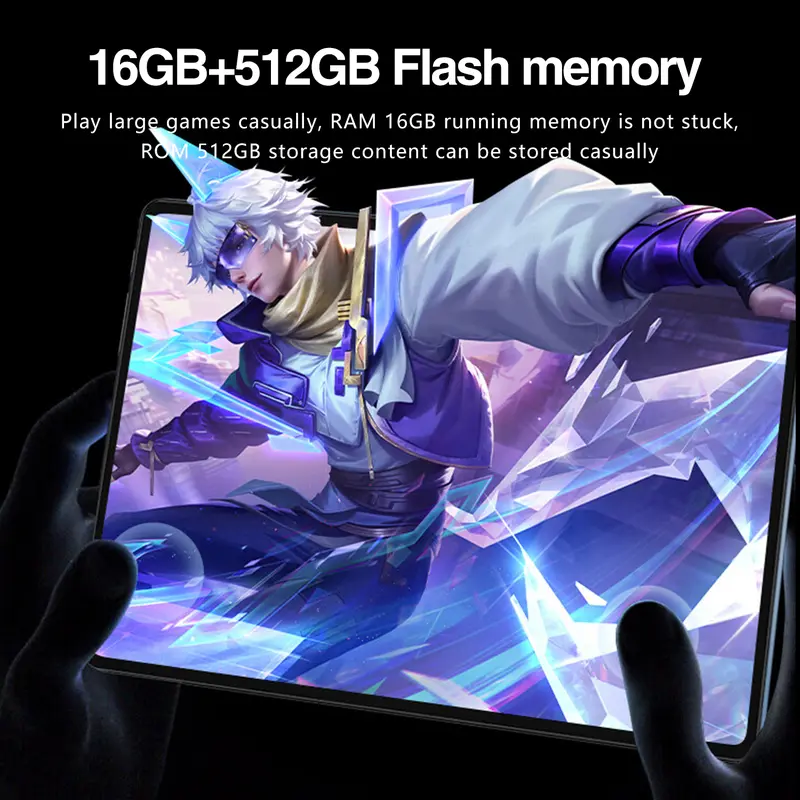 BISA COD！ Tablet Baru Pro12 Ram/Rom 16/128GB + Android + Layar Penuh 11.6Inci + WIFI + Dual SIM + Pengiriman Cepat Garasi 1 Tahun! 5