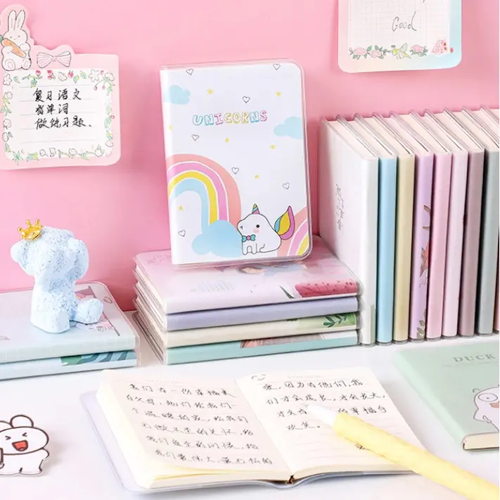 BUKU CATATAN MINI MOTIF KARTUN / BUKU TULIS KECIL A6 / BUKU AGENDA FS