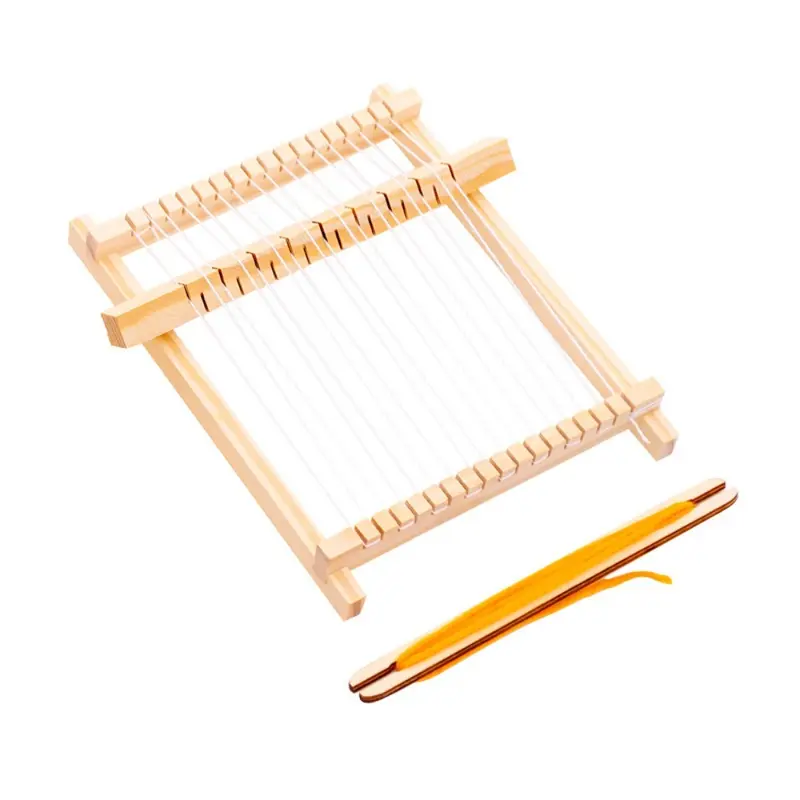 Máy Dệt Tự Làm Sáng Tạo Cho Trẻ Em, Bộ Khung Dệt Mini Sợi Thủ Công, Máy Dệt Kim, Bộ Thảm Dệt 5