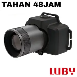SENTER KEPALA ZOOM LUBY L-2906NL 65WATT 4800MAH LED LASER - ZOOM OUT JARAK JAUH - WATERPROOF IPX6 - MODE DIMMER DENGAN INDIKATOR BATERAI