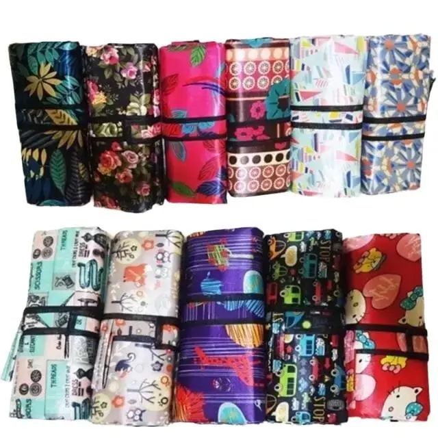 Tikar Lipat Motif Microsatin 200 x 150cm untuk Piknik dan Camping Outdoor